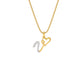 Vibrant ‘V’ Diamond Pendant 18 KT / Yellow Gold
