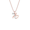 XOXO ‘X’ Diamond Pendant 18 KT / Rose Gold
