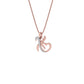 XOXO ‘X’ Diamond Pendant 18 KT / Rose Gold