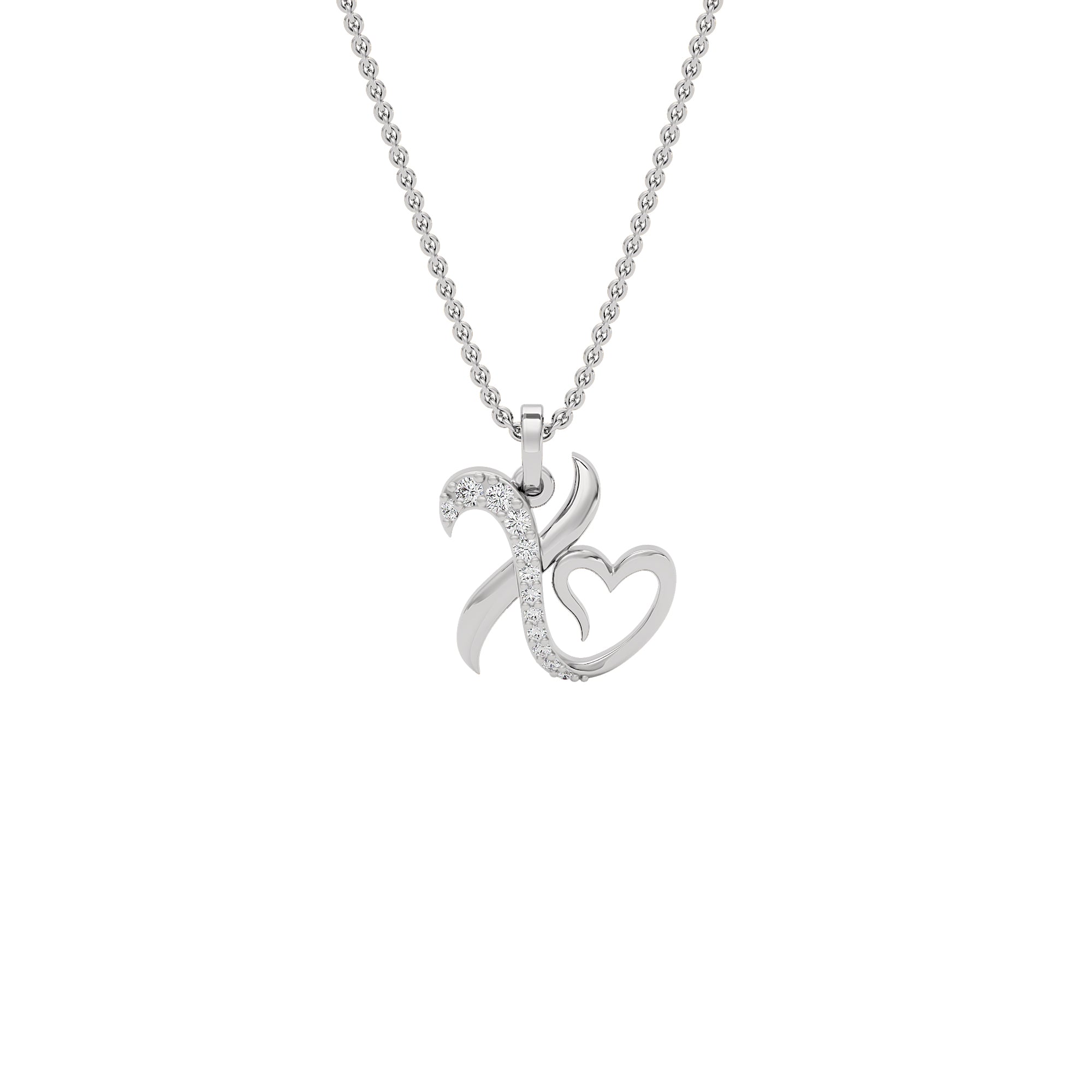 XOXO♡ XOXO 'X' Diamond Pendant – Limelight Diamonds