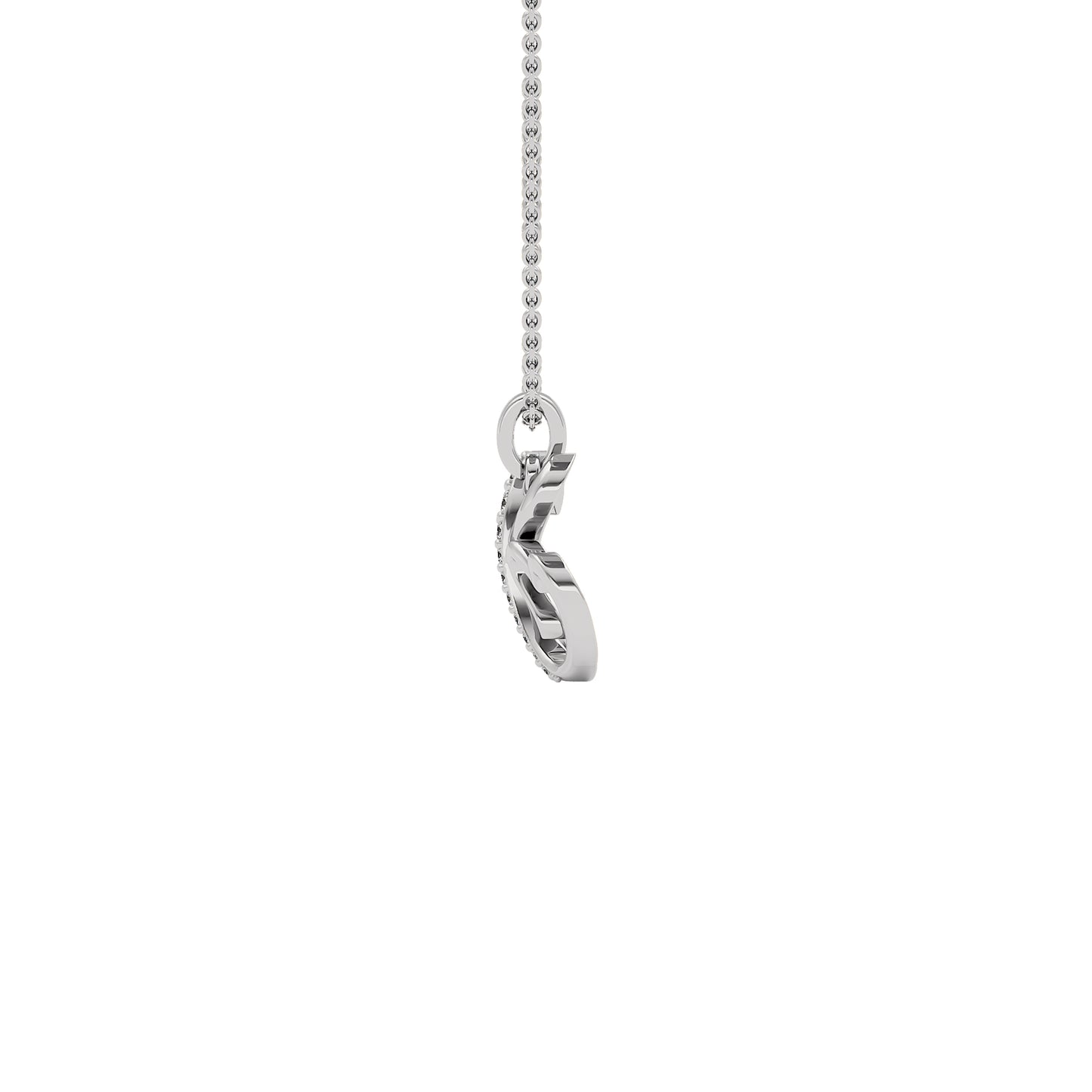 XOXO ‘X’ Diamond Pendant 18 KT / White Gold