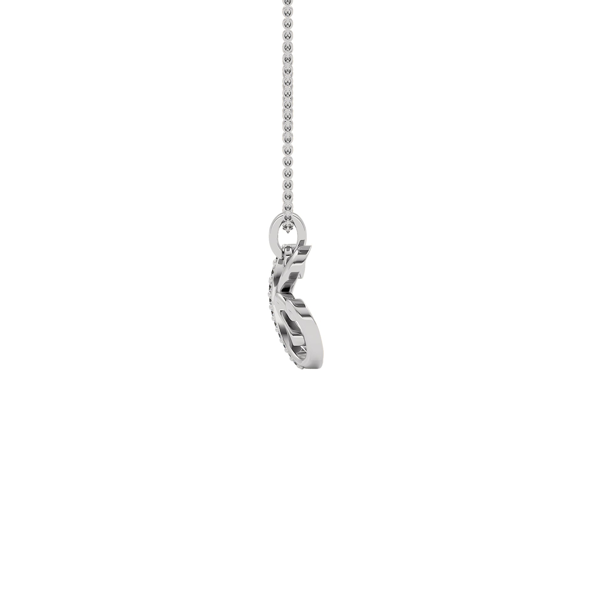 XOXO ‘X’ Diamond Pendant 18 KT / White Gold