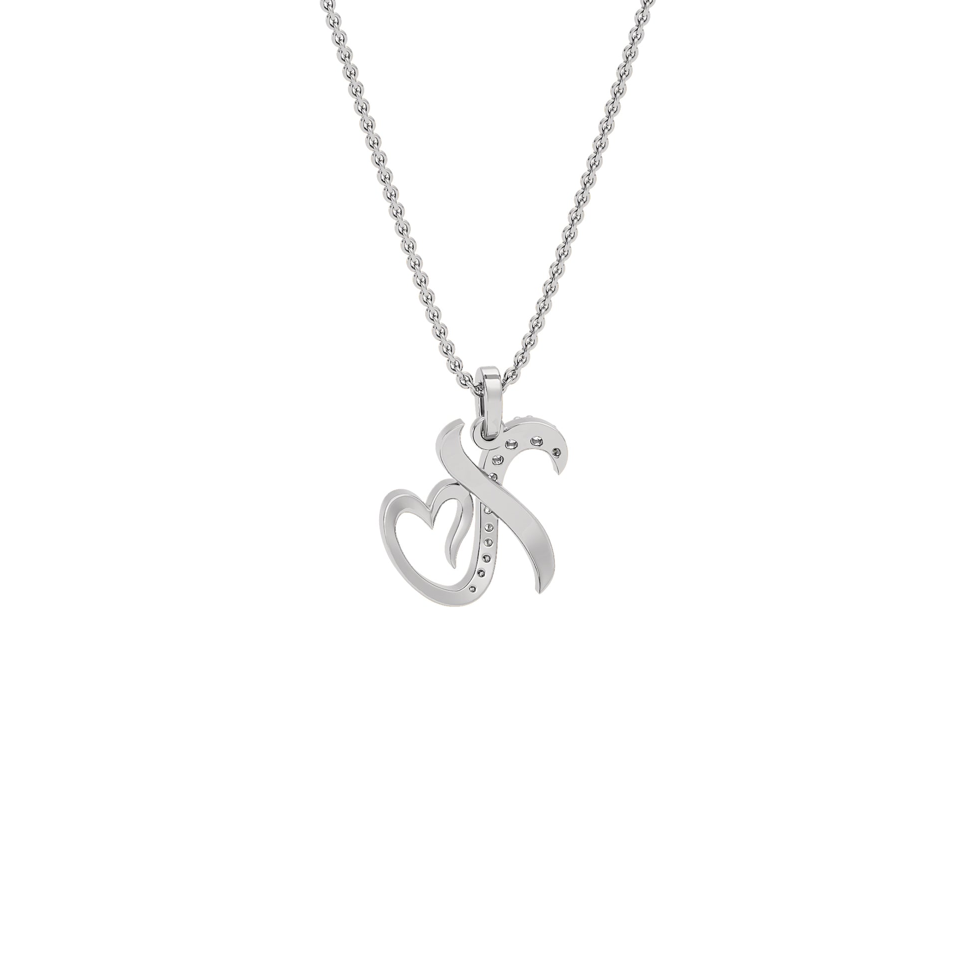 XOXO ‘X’ Diamond Pendant 18 KT / White Gold