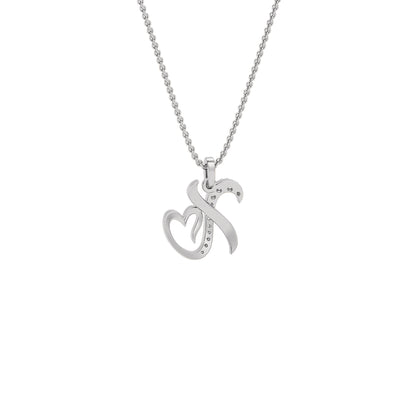 XOXO ‘X’ Diamond Pendant 18 KT / White Gold