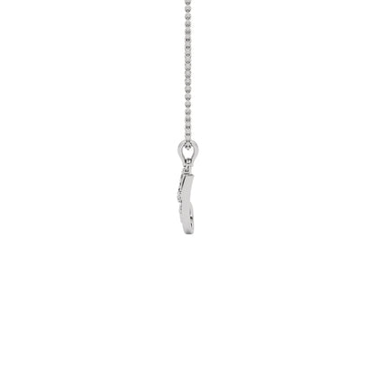 Yours ‘Y’ Diamond Pendant 18 KT / White Gold