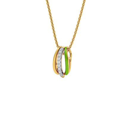 The Greenline Fashion Diamond Pendant 18 KT / Yellow Gold