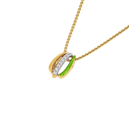 The Greenline Fashion Diamond Pendant 18 KT / Yellow Gold