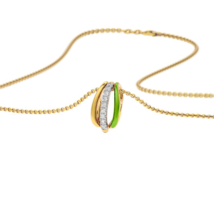 The Greenline Fashion Diamond Pendant 18 KT / Yellow Gold