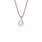 Reverse Charm Fashion Diamond Pendant 18 KT / Rose Gold