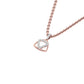 Reverse Charm Fashion Diamond Pendant 18 KT / Rose Gold