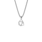 Reverse Charm Fashion Diamond Pendant 18 KT / White Gold
