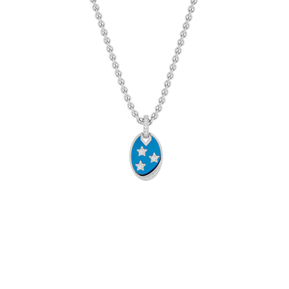Cobalt Dreams Fashion Diamond Pendant 18 KT / White Gold