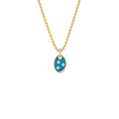 Cobalt Dreams Fashion Diamond Pendant 18 KT / Yellow Gold