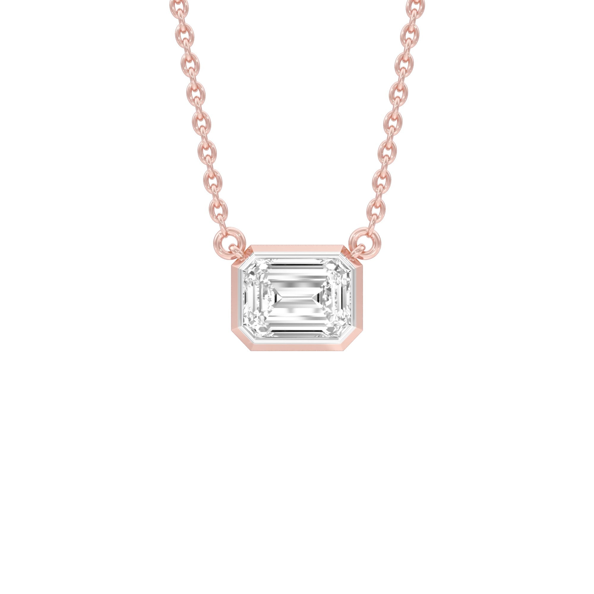 Glow Slab Diamond Chain Necklace – Limelight Diamonds