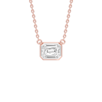 Glow Slab Diamond Pendant 18 KT / Rose Gold