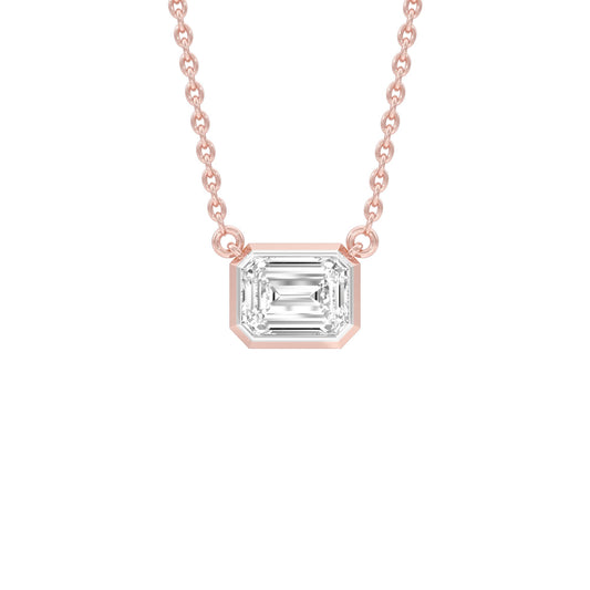 Glow Slab Diamond Pendant 18 KT / Rose Gold