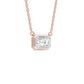 Glow Slab Diamond Pendant 18 KT / Rose Gold