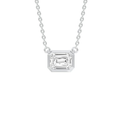 Glow Slab Diamond Pendant 18 KT / White Gold