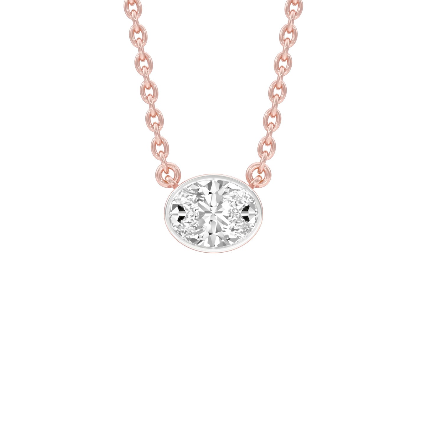 Core Spark Diamond Pendant 18 KT / Rose Gold