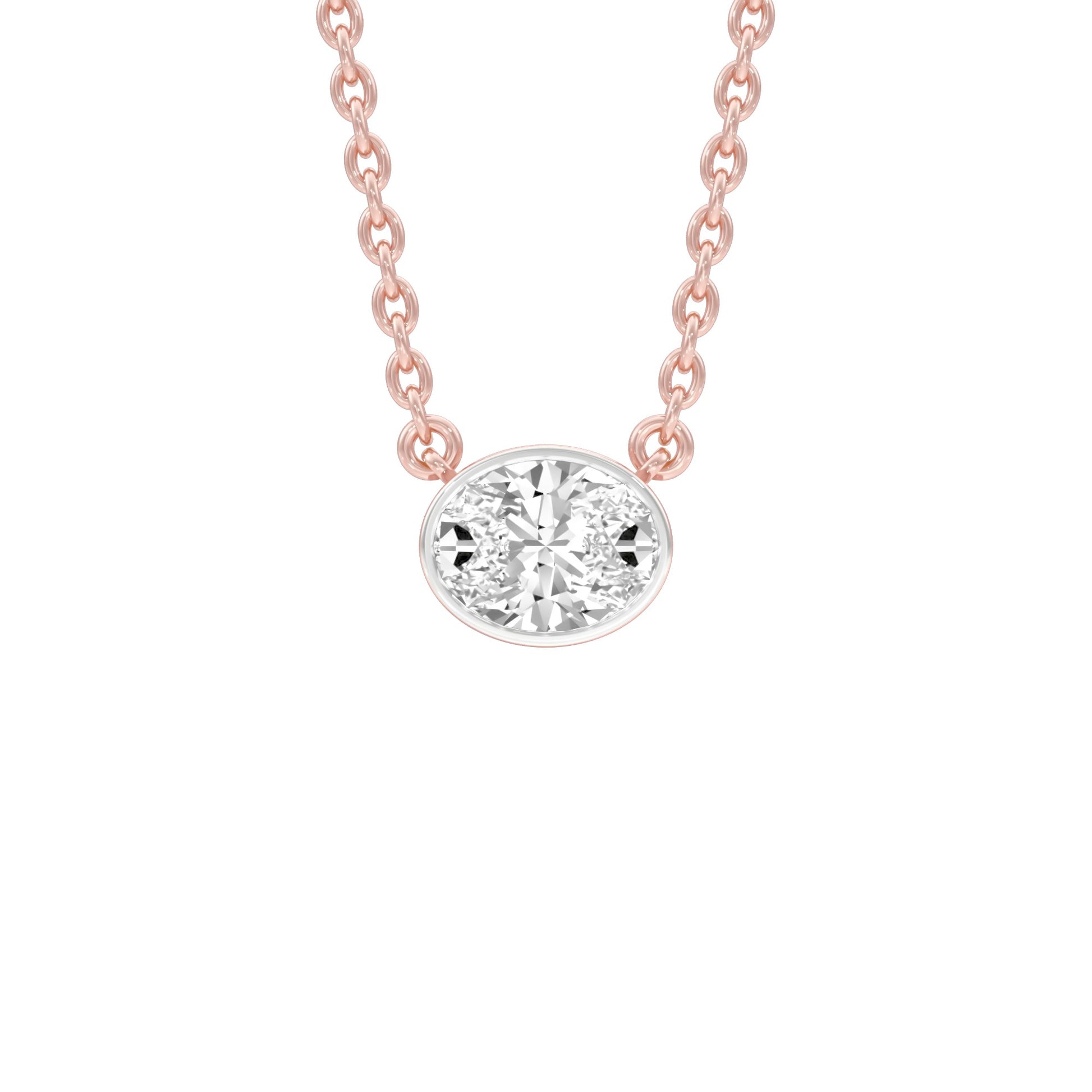 Core Spark Diamond Pendant 18 KT / Rose Gold