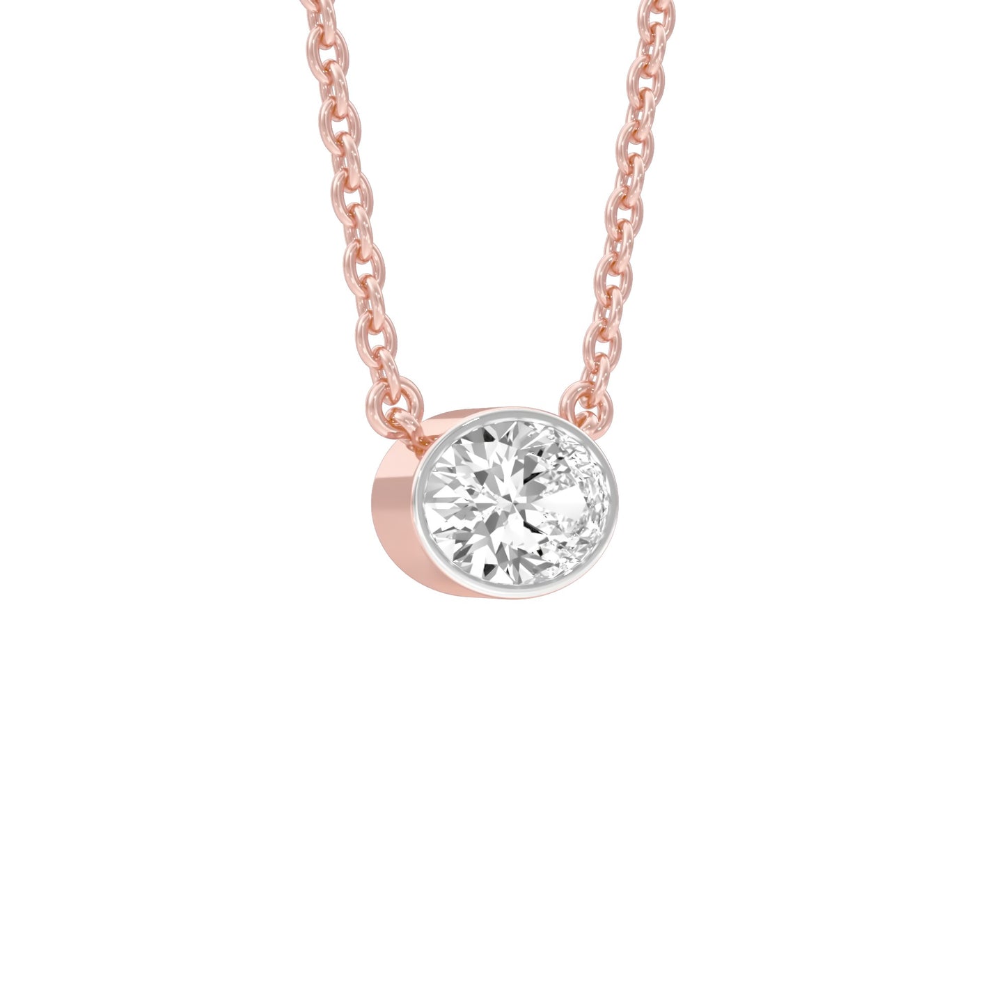 Core Spark Diamond Pendant 18 KT / Rose Gold