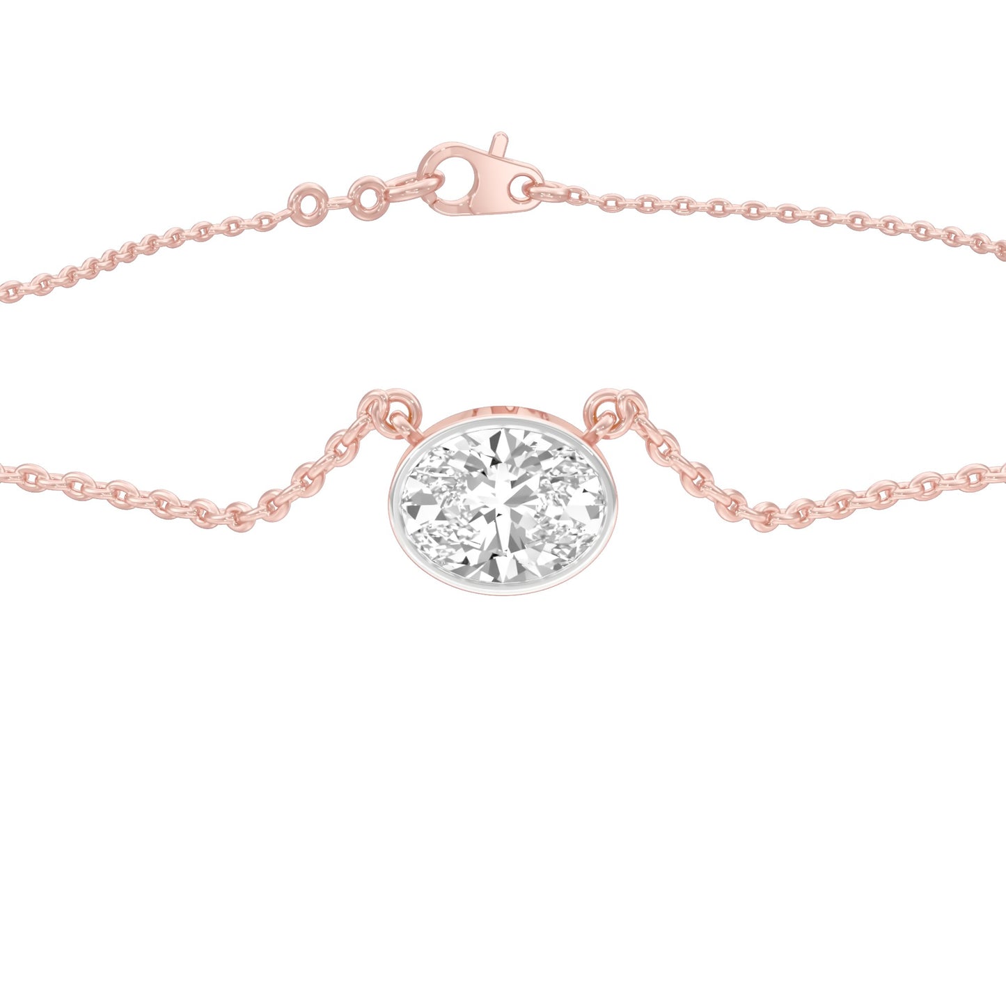 Core Spark Diamond Pendant 18 KT / Rose Gold