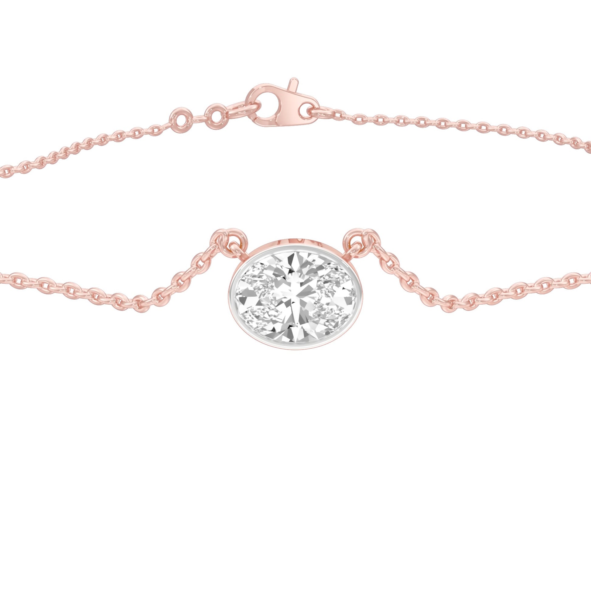 Core Spark Diamond Pendant 18 KT / Rose Gold