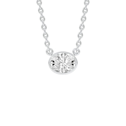 Core Spark Diamond Pendant 18 KT / White Gold
