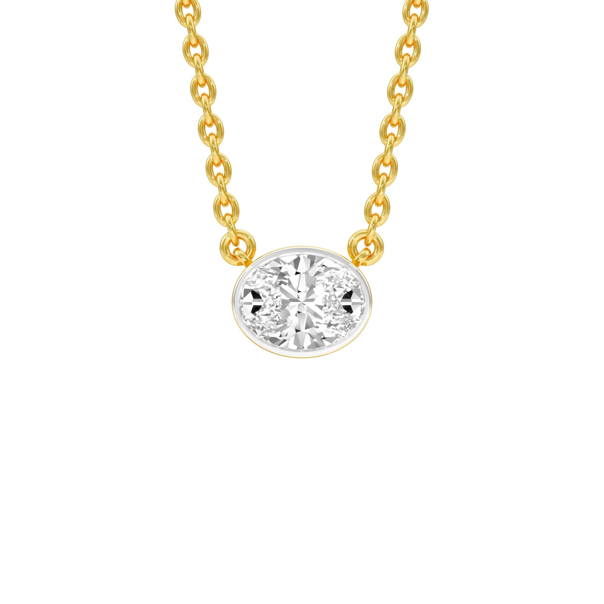 Core Spark Diamond Pendant 18 KT / Yellow Gold