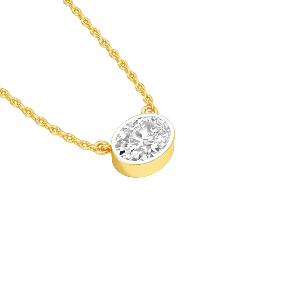 Core Spark Diamond Pendant 18 KT / Yellow Gold
