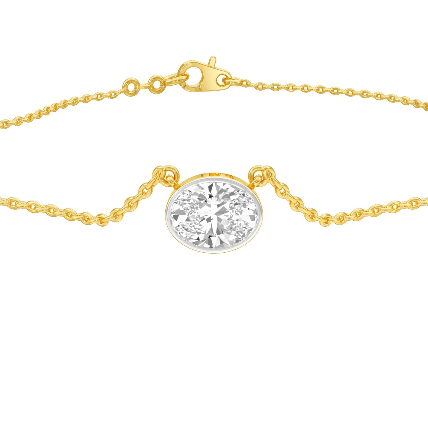 Core Spark Diamond Pendant 18 KT / Yellow Gold