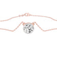 Bold Yet Small Diamond Pendant 18 KT / Rose Gold