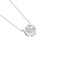 Bold Yet Small Diamond Pendant 18 KT / White Gold