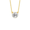 Bold Yet Small Diamond Pendant 18 KT / Yellow Gold