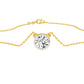 Bold Yet Small Diamond Pendant 18 KT / Yellow Gold
