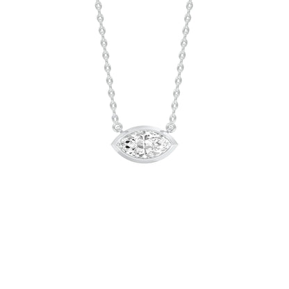 The Little Boat Diamond Pendant 18 KT / White Gold