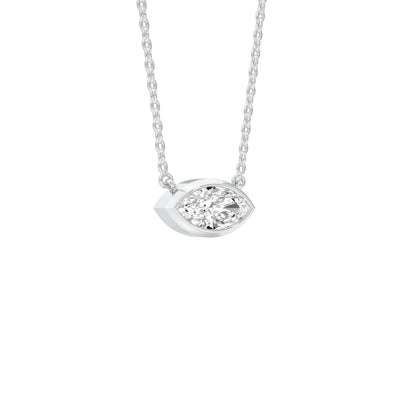 The Little Boat Diamond Pendant 18 KT / White Gold