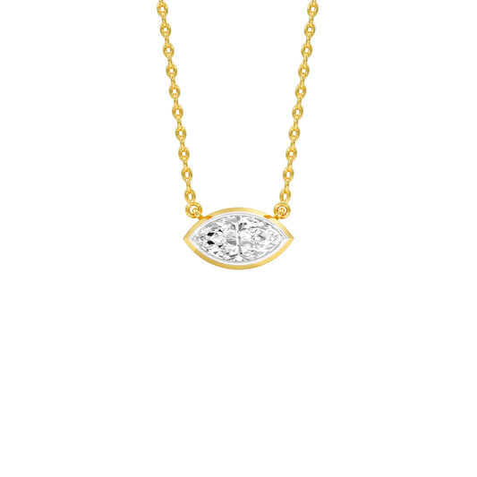 The Little Boat Diamond Pendant 18 KT / Yellow Gold