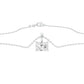Box Luxe Diamond Pendant 18 KT / White Gold