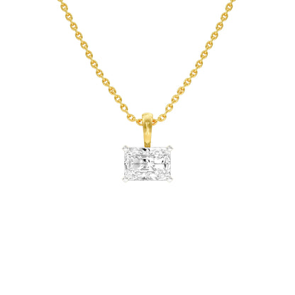 Box Luxe Diamond Pendant 18 KT / Yellow Gold