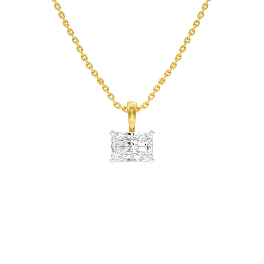 Box Luxe Diamond Pendant 18 KT / Yellow Gold