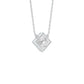 Glow Grid Diamond Pendant 18 KT / White Gold