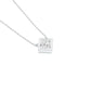 Glow Grid Diamond Pendant 18 KT / White Gold