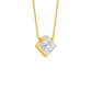 Glow Grid Diamond Pendant 18 KT / Yellow Gold