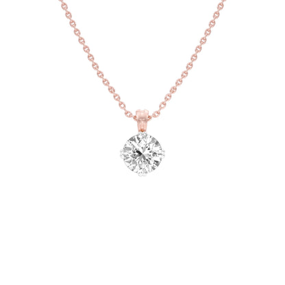 Moon Drop Diamond Pendant 18 KT / Rose Gold