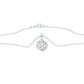 Moon Drop Diamond Pendant 18 KT / White Gold