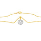 Moon Drop Diamond Pendant 18 KT / Yellow Gold