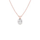 Flare Drop Diamond Pendant 18 KT / Rose Gold