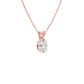 Flare Drop Diamond Pendant 18 KT / Rose Gold