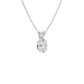 Flare Drop Diamond Pendant 18 KT / White Gold